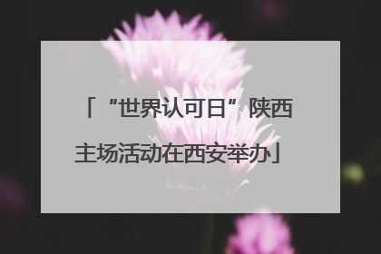“世界认可日”陕西主场活动在西安举办