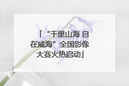 “千里山海 自在威海”全国影像大赛火热启动