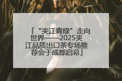 “夹江青绿”走向世界——2025夹江品质出口茶专场推荐会于成都启幕