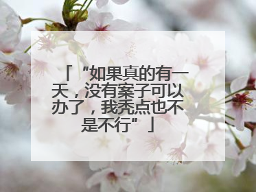 “如果真的有一天，没有案子可以办了，我秃点也不是不行”