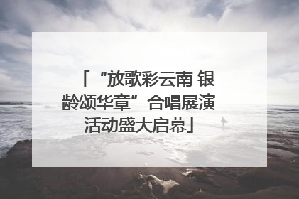 “放歌彩云南 银龄颂华章”合唱展演活动盛大启幕