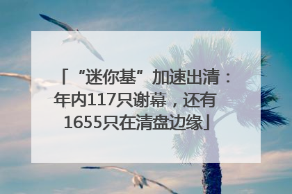 “迷你基”加速出清：年内117只谢幕，还有1655只在清盘边缘