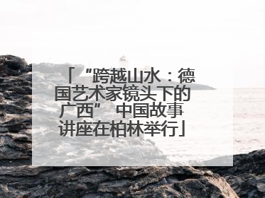 “跨越山水：德国艺术家镜头下的广西” 中国故事讲座在柏林举行