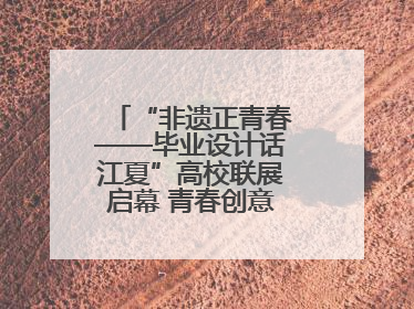 “非遗正青春——毕业设计话江夏”高校联展启幕 青春创意激活千年文脉