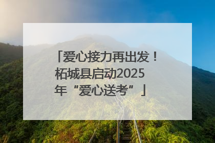 爱心接力再出发！柘城县启动2025年“爱心送考”