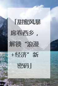 甜蜜风暴席卷西乡，解锁“浪漫+经济”新密码