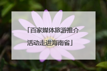 百家媒体旅游推介活动走进海南省