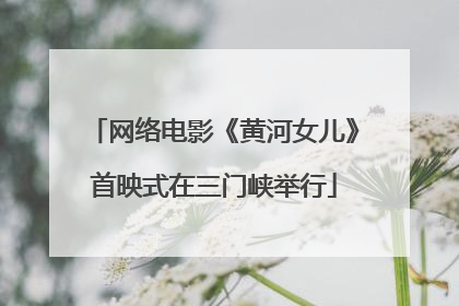 网络电影《黄河女儿》首映式在三门峡举行