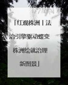 红观株洲丨法治引擎驱动蝶变 株洲绘就治理新图景