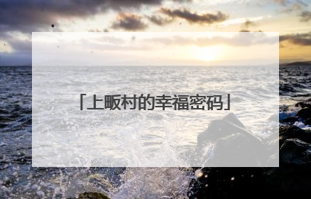 上畈村的幸福密码