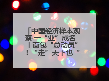 中国经济样本观察·一“业”成名丨面包“总动员”！“走”天下也“香”家乡