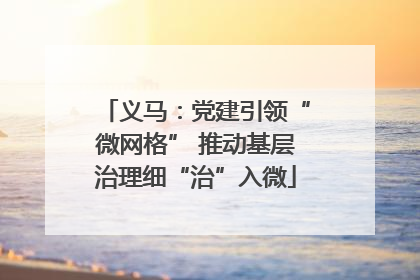 义马：党建引领“微网格” 推动基层治理细“治”入微