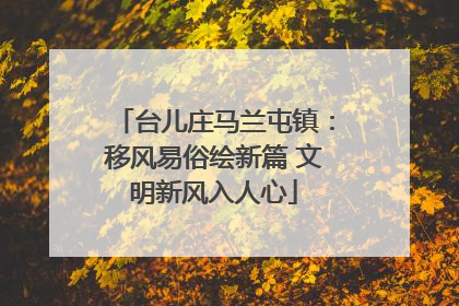台儿庄马兰屯镇：移风易俗绘新篇 文明新风入人心