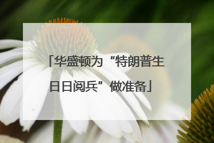 华盛顿为“特朗普生日日阅兵”做准备