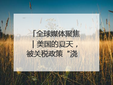 全球媒体聚焦｜美国的夏天，被关税政策“浇灭”了热情