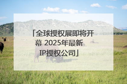 全球授权展即将开幕 2025年最新IP授权公司
