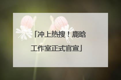 冲上热搜！鹿晗工作室正式官宣