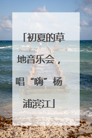 初夏的草地音乐会，唱“嗨”杨浦滨江