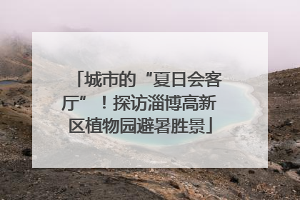 城市的“夏日会客厅”！探访淄博高新区植物园避暑胜景