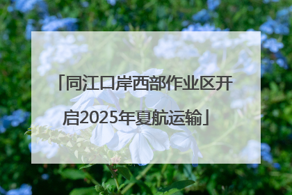 同江口岸西部作业区开启2025年夏航运输