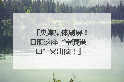 央媒集体刷屏！日照这座“宝藏港口”火出圈！
