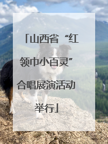 山西省“红领巾小百灵”合唱展演活动举行