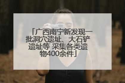 广西南宁新发现一批洞穴遗址、大石铲遗址等 采集各类遗物400余件