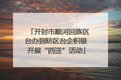 开封市顺河回族区台办到辖区台企积极开展“四送”活动