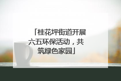 桂花坪街道开展六五环保活动，共筑绿色家园