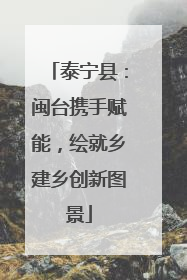 泰宁县：闽台携手赋能，绘就乡建乡创新图景