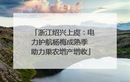 浙江绍兴上虞：电力护航杨梅成熟季 助力果农增产增收
