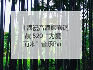 浪漫音浪席卷铜鼓 520“为爱而来”音乐Party甜蜜收官