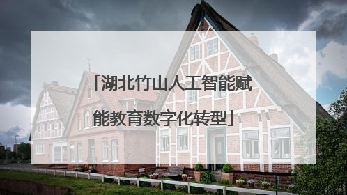 湖北竹山人工智能赋能教育数字化转型