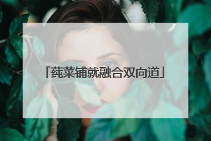 莼菜铺就融合双向道