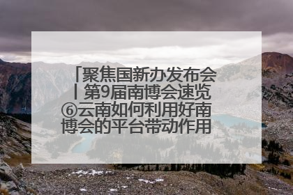聚焦国新办发布会丨第9届南博会速览⑥云南如何利用好南博会的平台带动作用，深化与南亚国家的交流与合作？