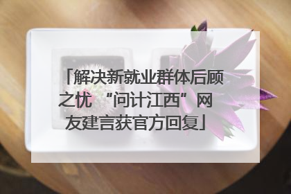 解决新就业群体后顾之忧 “问计江西”网友建言获官方回复