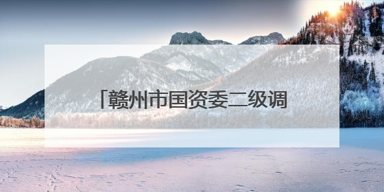 赣州市国资委二级调研员黄晓东赴中国化学江西公司开展调研