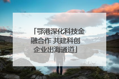 鄂港深化科技金融合作 共建科创企业出海通道