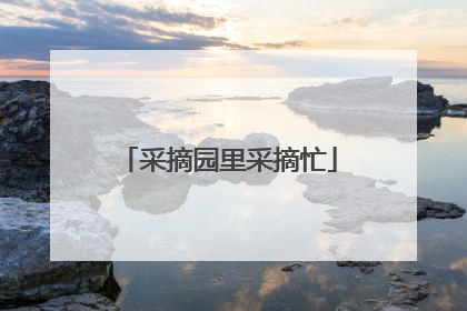 采摘园里采摘忙