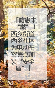 防患未“燃”！西乡街道西乡社区为电动车密集点加装“安全盾”
