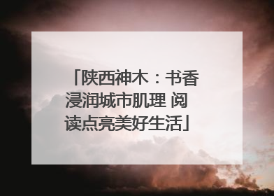 陕西神木：书香浸润城市肌理 阅读点亮美好生活