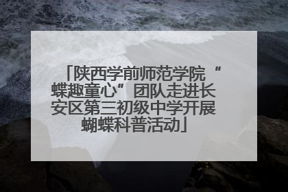 陕西学前师范学院“蝶趣童心”团队走进长安区第三初级中学开展蝴蝶科普活动