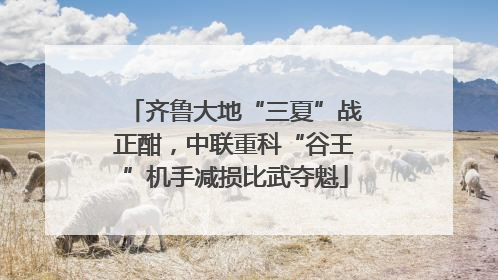齐鲁大地“三夏”战正酣，中联重科“谷王”机手减损比武夺魁
