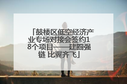 鼓楼区低空经济产业专场对接会签约18个项目——建圈强链 比翼齐飞