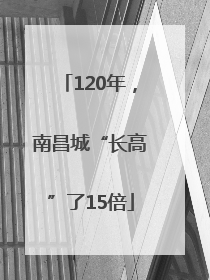 120年，南昌城“长高”了15倍