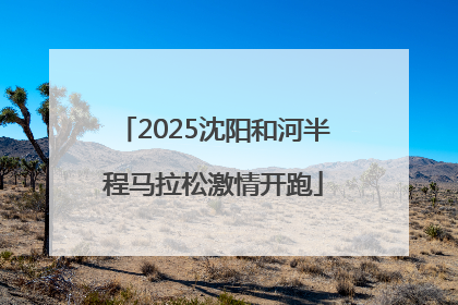 2025沈阳和河半程马拉松激情开跑